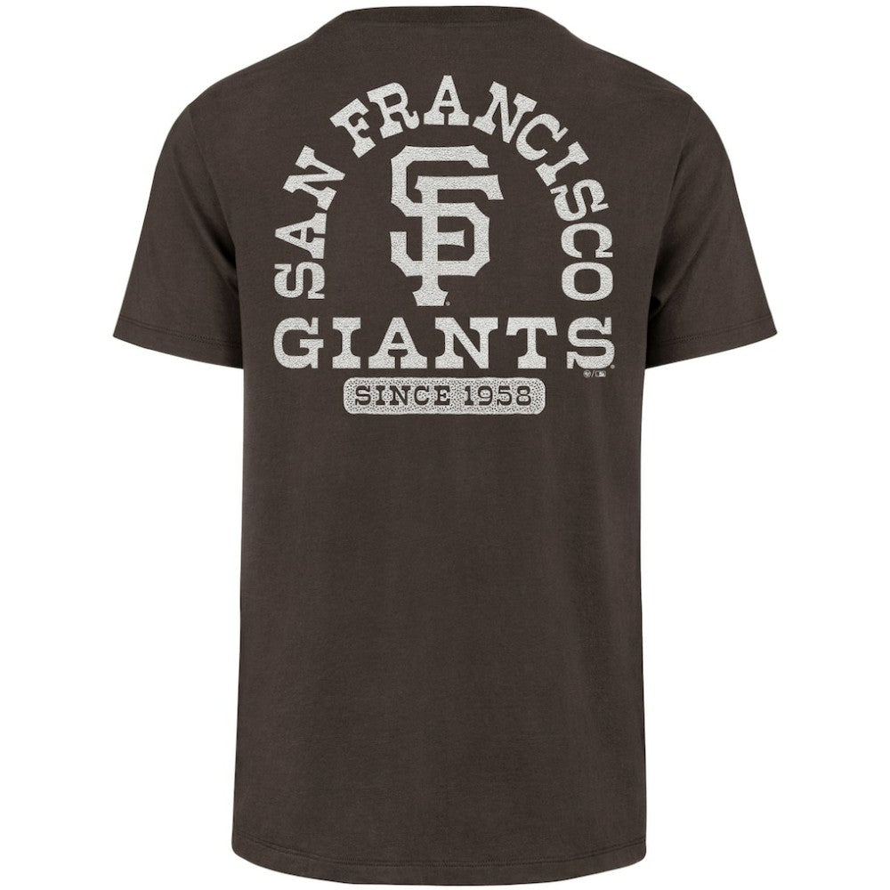 San Francisco Giants '47 Back Canyon Franklin T-Shirt - Brown - 47 brand Lifestyle
