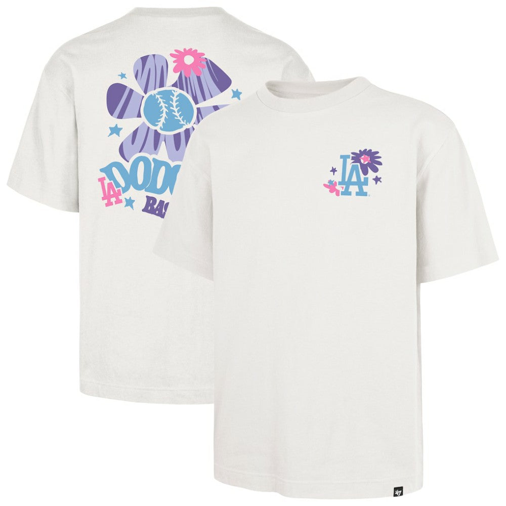 Los Angeles Dodgers '47 Flora Foundation T-Shirt - Cream - 47 brand Discount