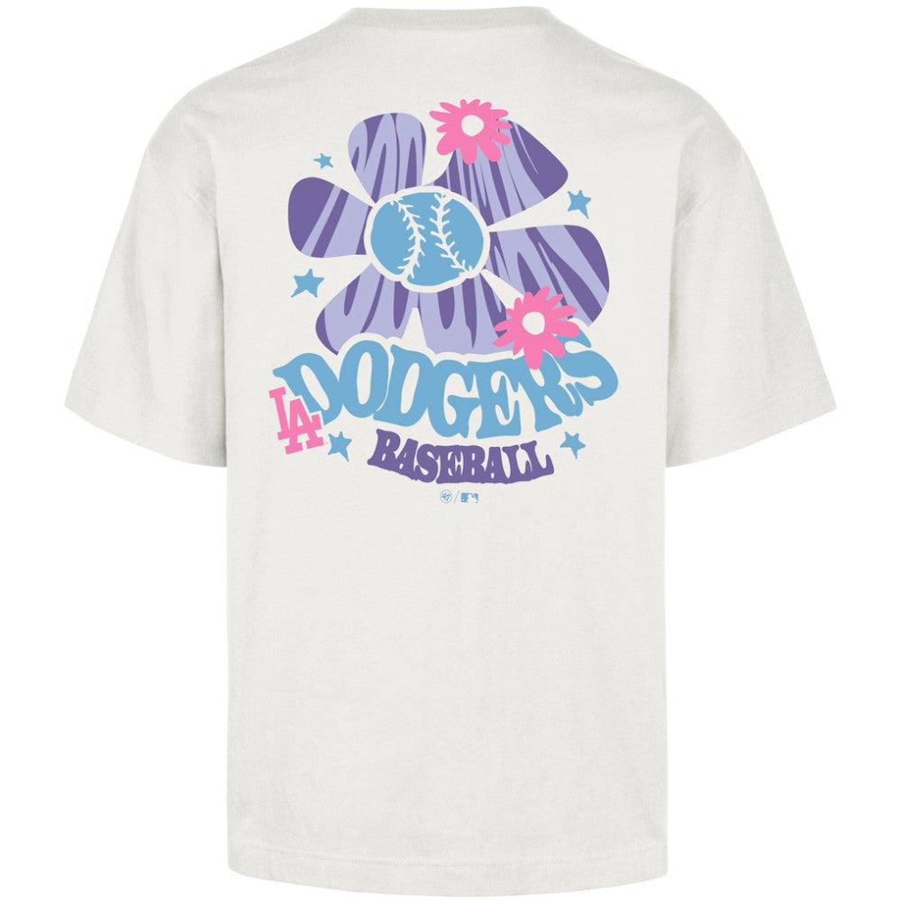 Los Angeles Dodgers '47 Flora Foundation T-Shirt - Cream - 47 brand Discount