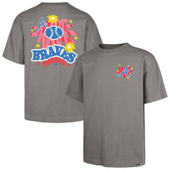 Atlanta Braves '47 Flora Foundation T-Shirt - Gray - 47 brand Lifestyle