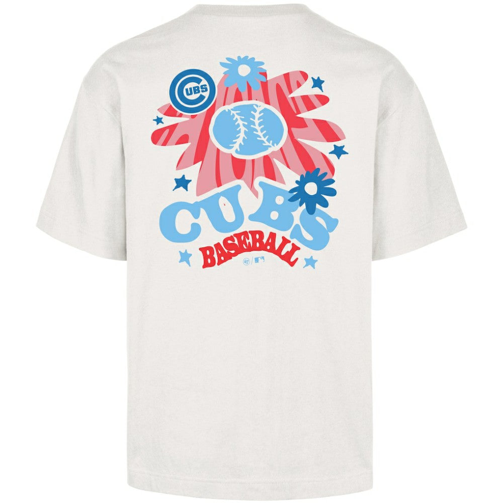 Chicago Cubs '47 Flora Foundation T-Shirt - Cream - 47 brand Discount