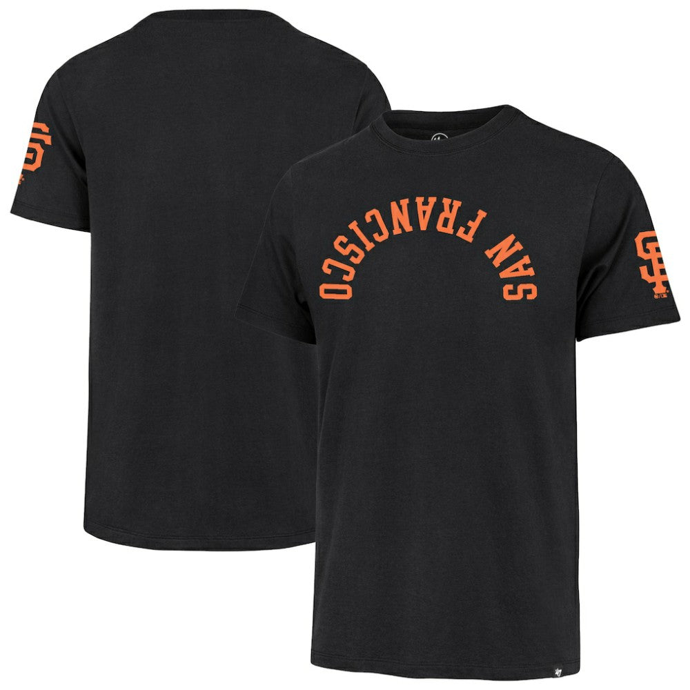 San Francisco Giants '47 Upside Down Two-Peat Franklin T-Shirt - Black - 47 brand on Sale