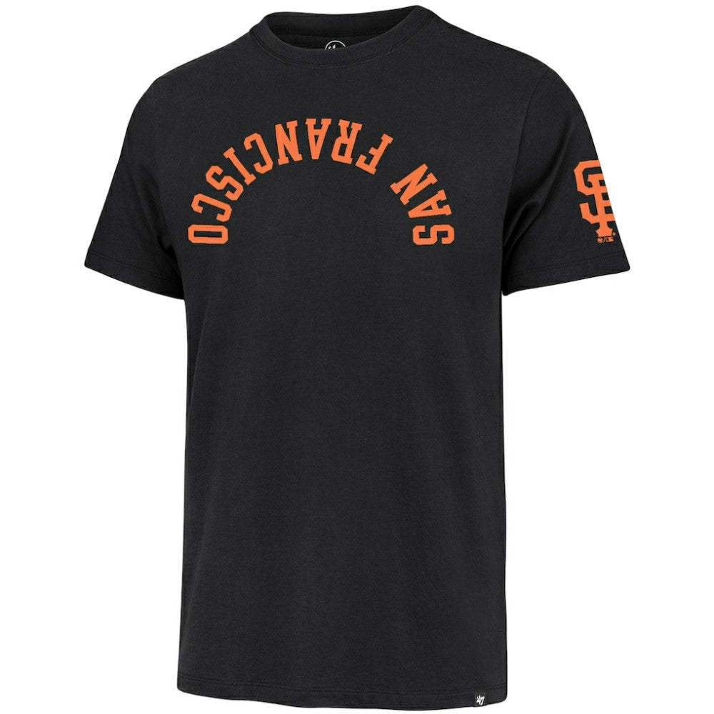 San Francisco Giants '47 Upside Down Two-Peat Franklin T-Shirt - Black - 47 brand on Sale