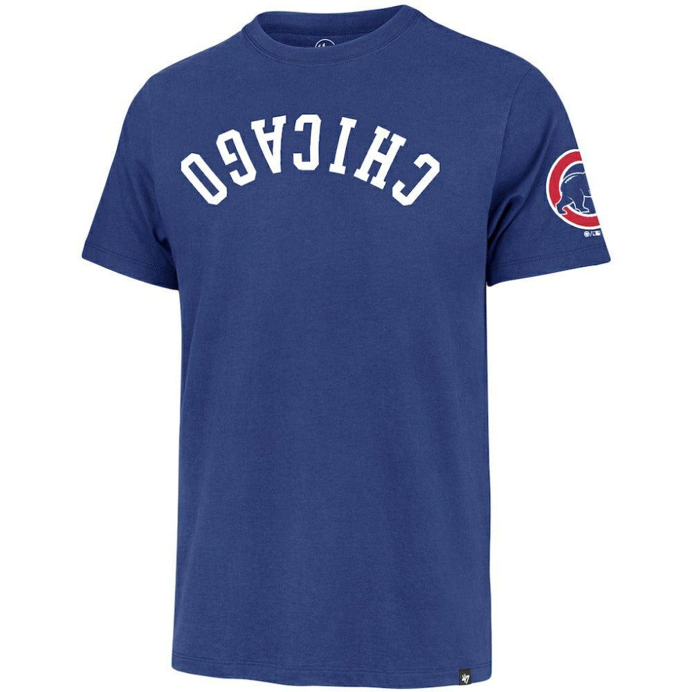 Chicago Cubs '47 Upside Down Two-Peat Franklin T-Shirt - Royal - 47 brand Online