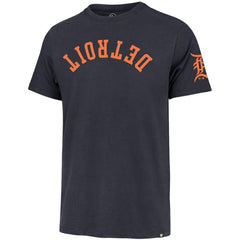 Detroit Tigers '47 Upside Down Two-Peat Franklin T-Shirt - Navy - 47 brand Lifestyle