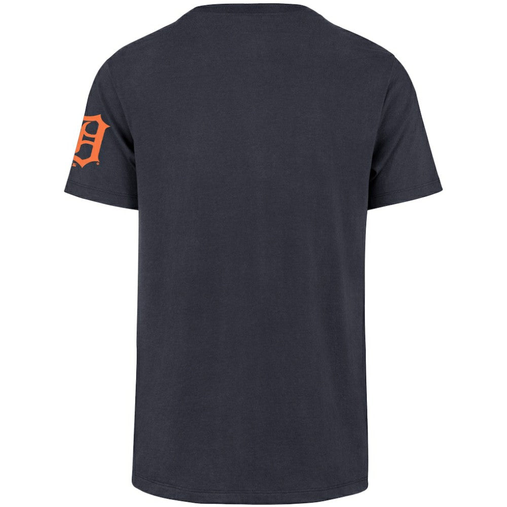 Detroit Tigers '47 Upside Down Two-Peat Franklin T-Shirt - Navy - 47 brand Lifestyle