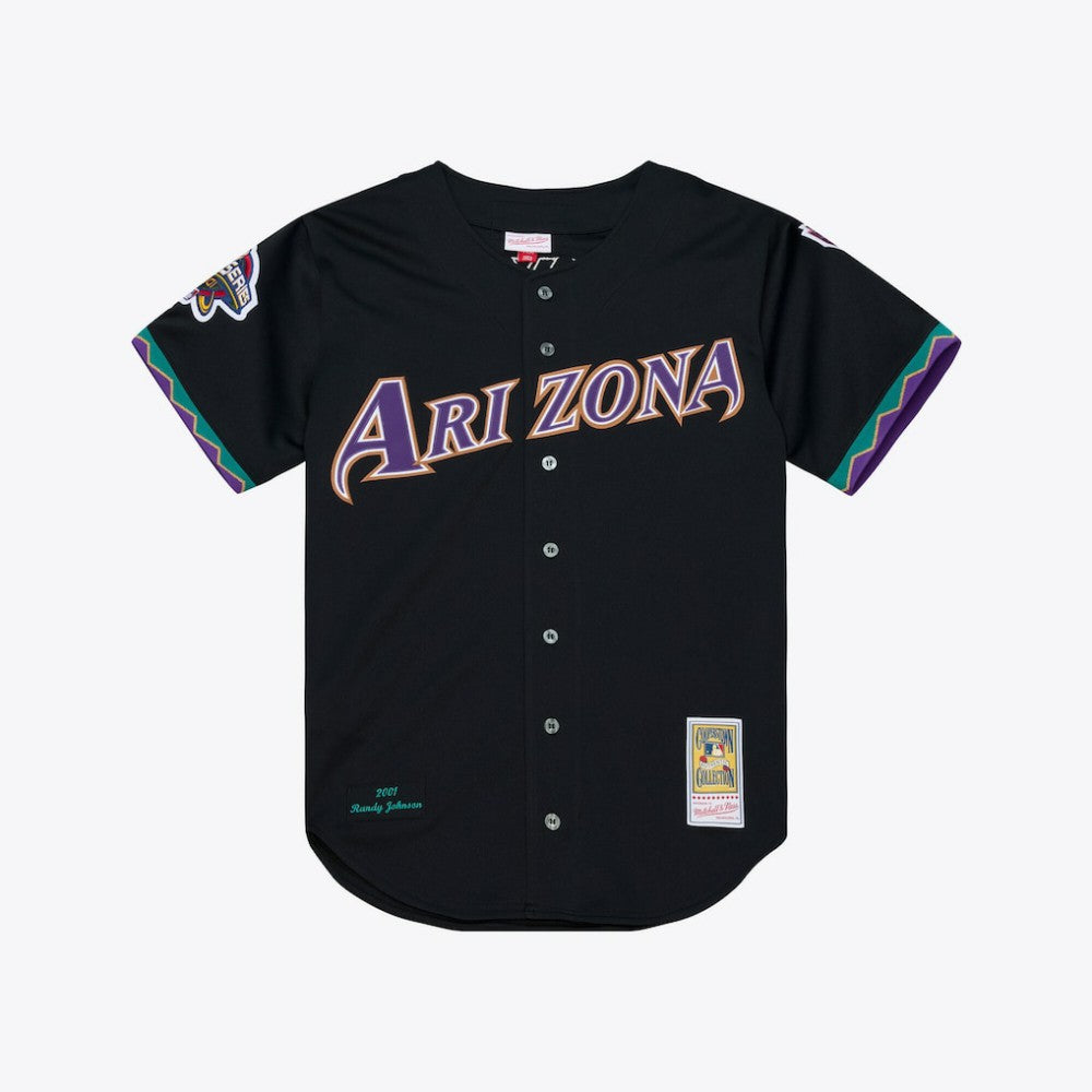 Randy Johnson Arizona Diamondbacks Mitchell & Ness 2001 Authentic Jersey - Black - Mitchell & Ness Online