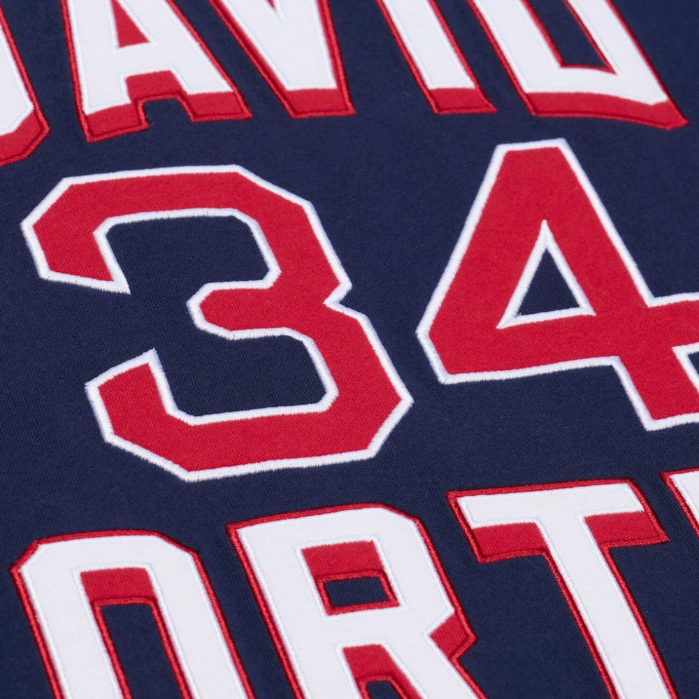 David Ortiz Boston Red Sox Mitchell & Ness Player Collection Premium T-Shirt - Navy - Mitchell & Ness Lifestyle
