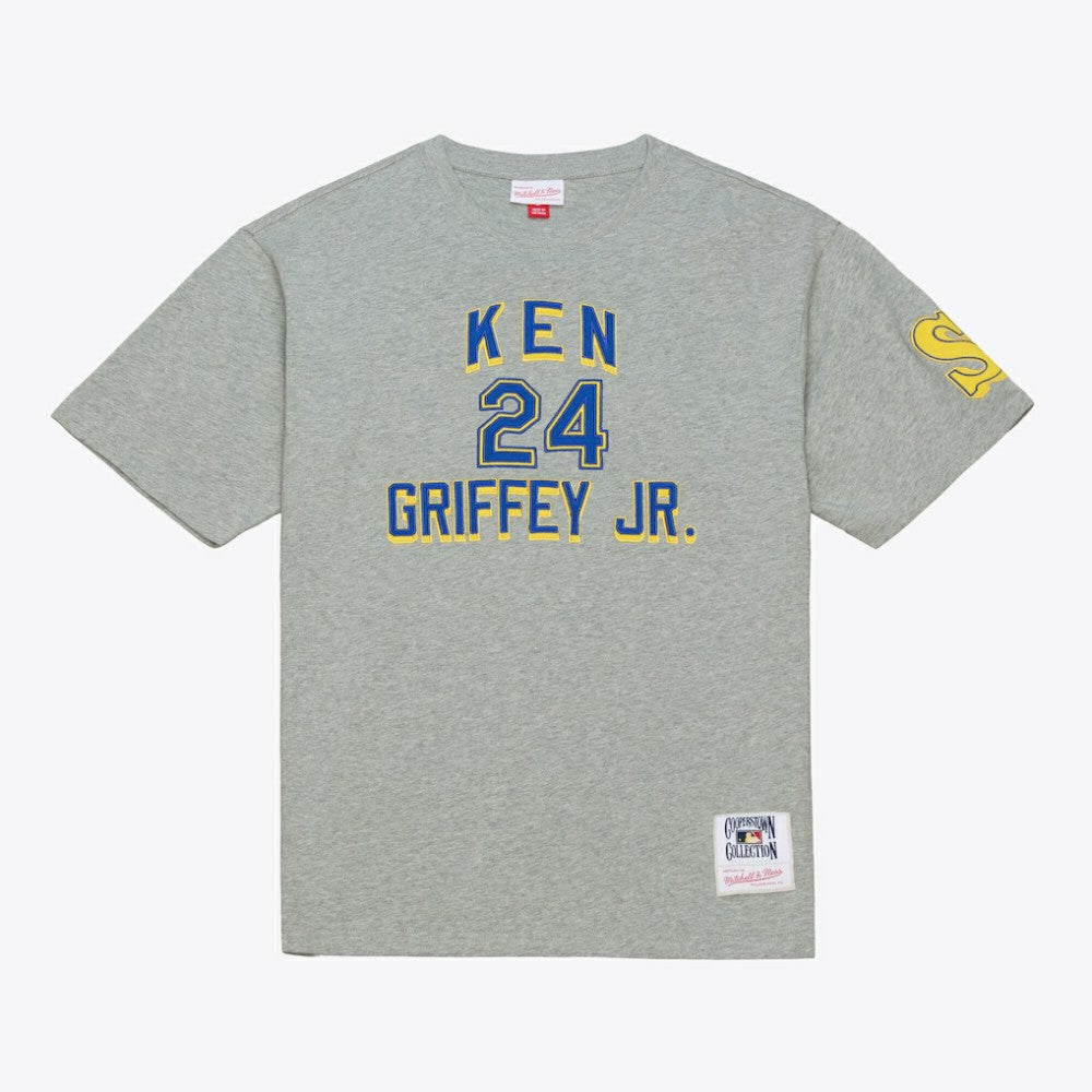 Ken Griffey Jr. Seattle Mariners Mitchell & Ness Player Collection Premium T-Shirt - Gray - Mitchell & Ness Online