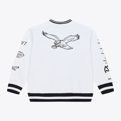 Mitchell & Ness Philadelphia Eagles Arctic Fleece Sweatshirt White
