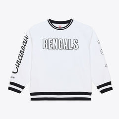 Mitchell & Ness Cincinnati Bengals Arctic Fleece Sweatshirt White