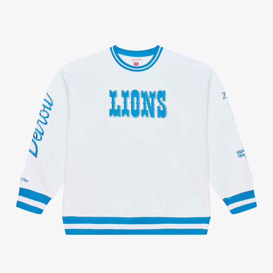 Mitchell & Ness Detroit Lions Arctic Fleece Sweatshirt White