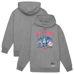 New York Yankees vs. New York Mets Mitchell & Ness 2000 World Series Pullover Hoodie - Heather Gray - Mitchell & Ness Lifestyle