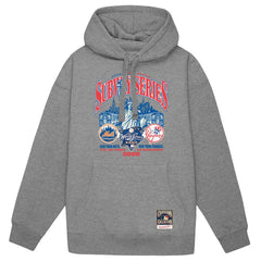 New York Yankees vs. New York Mets Mitchell & Ness 2000 World Series Pullover Hoodie - Heather Gray - Mitchell & Ness Lifestyle