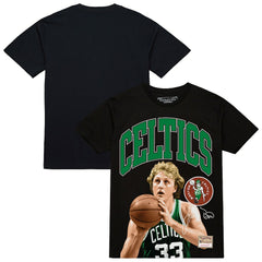 Larry Bird Boston Celtics Hardwood Classics Player Arch T-Shirt Black | Mitchell & Ness Near Me