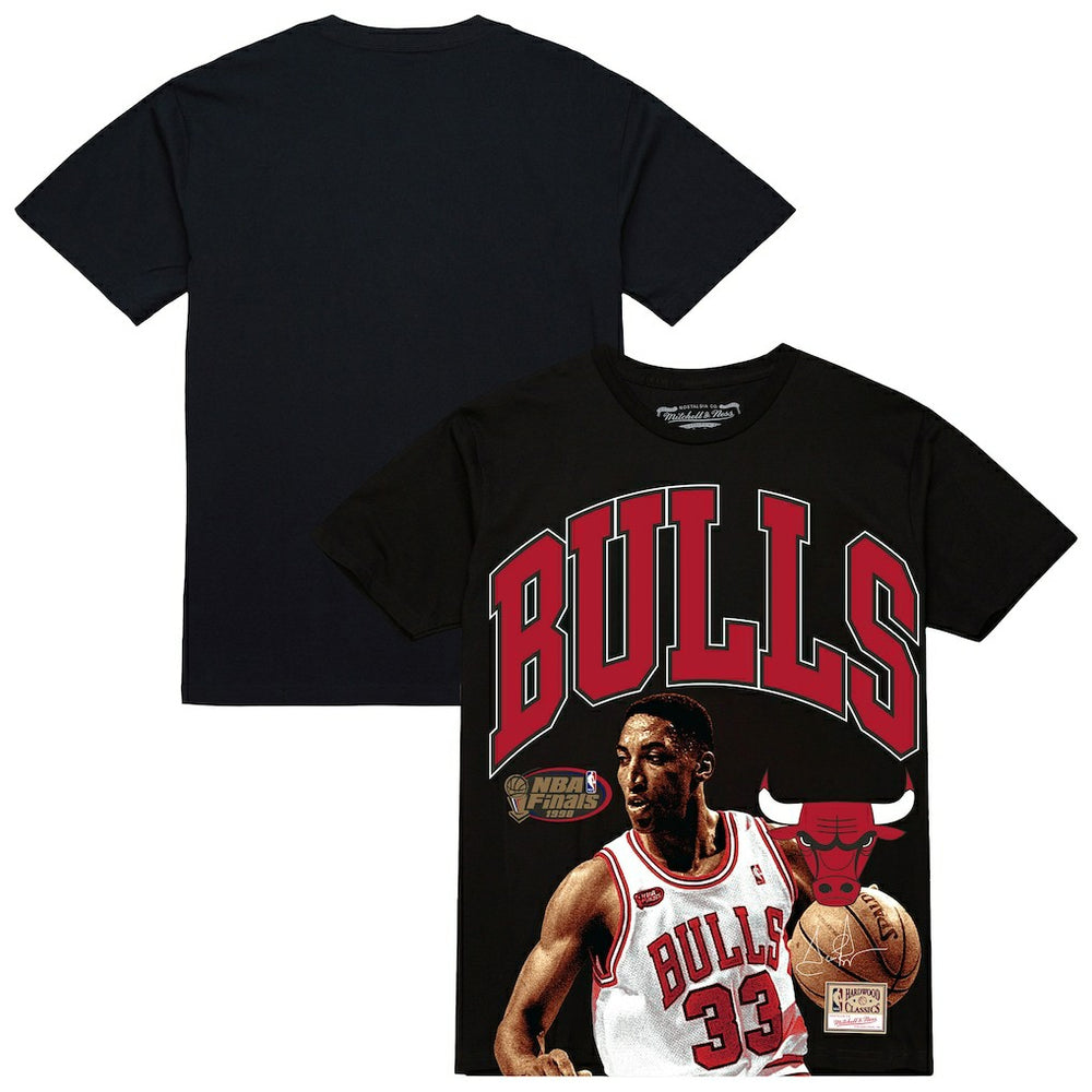 Scottie Pippen Chicago Bulls Hardwood Classics Player Arch T-Shirt for sale Black | Mitchell & Ness online