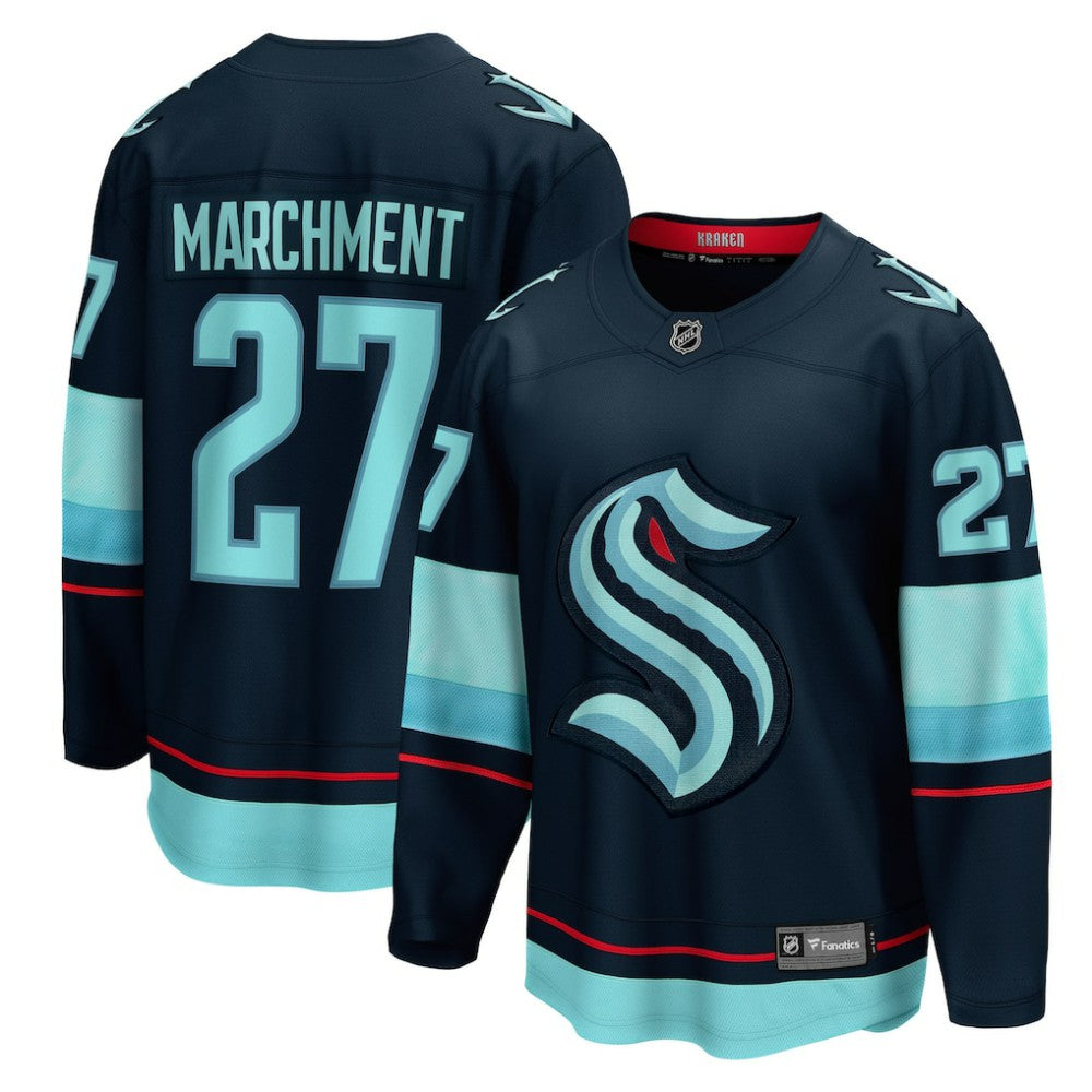 Mason Marchment Seattle Kraken Fanatics Home Breakaway Jersey - Deep Sea Blue - NHL 203265223