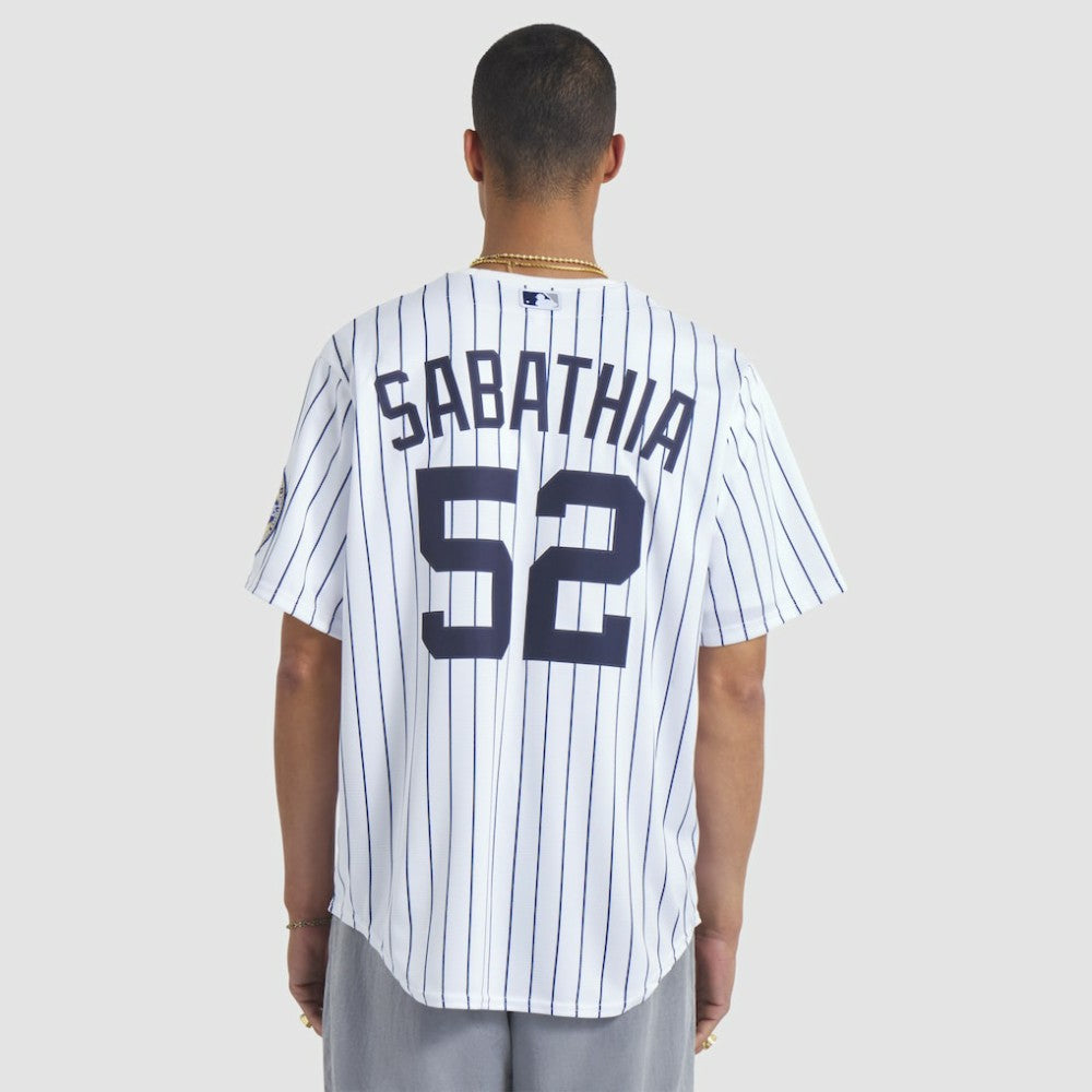 CC Sabathia New York Yankees Nike 2025 Baseball Hall of Fame Name & Number Retired Replica Jersey - White - Nike Lifestyle