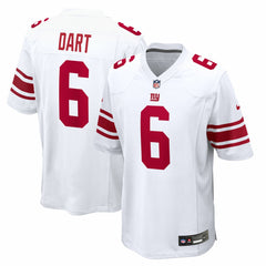 Nike Jaxson Dart New York Giants Game Jersey White