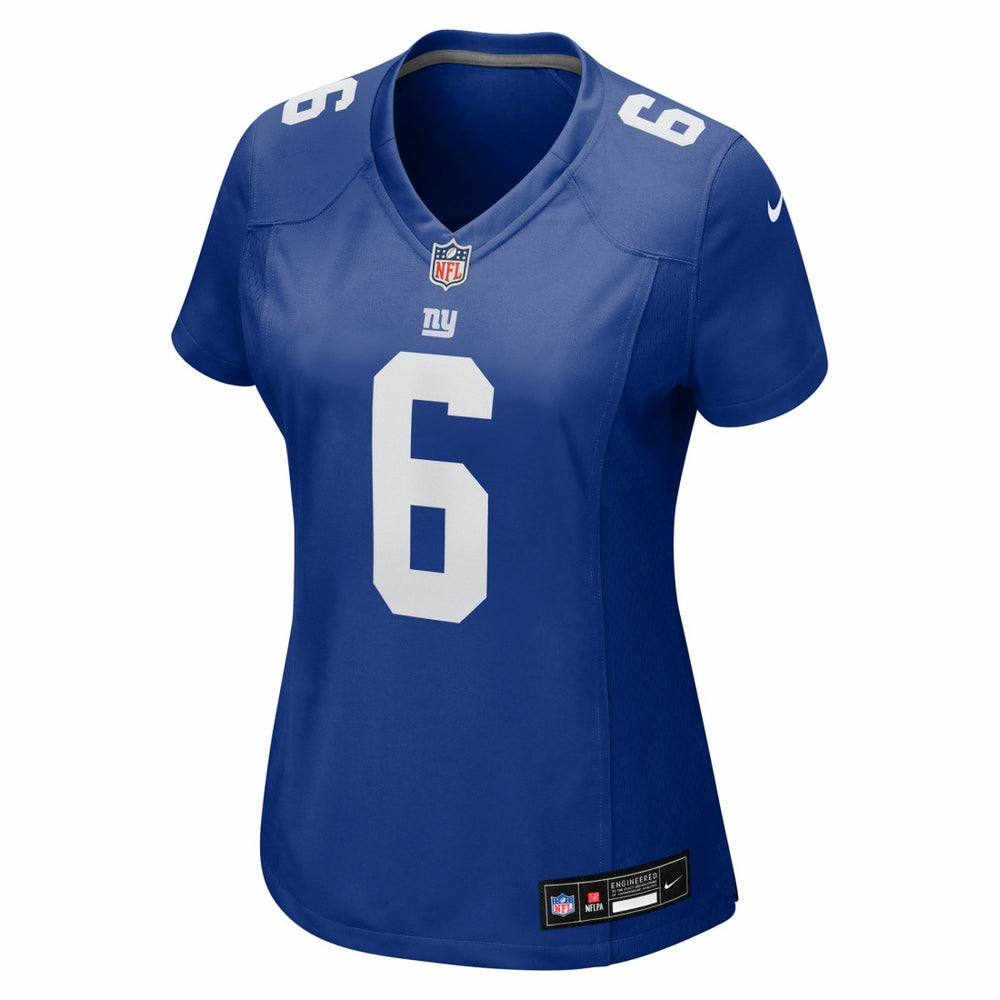 Nike Jaxson Dart New York Giants Women's Team Game Jersey Royal