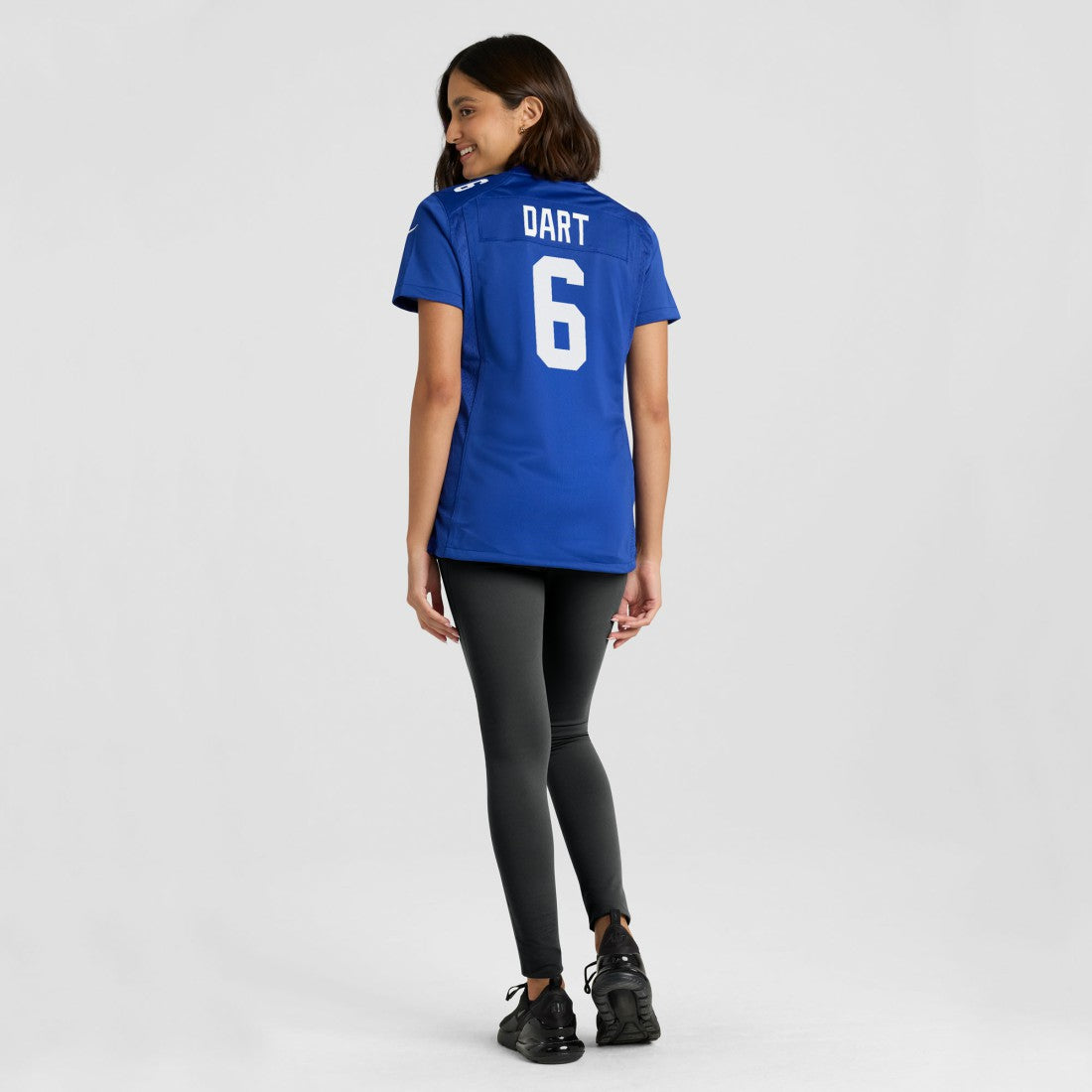 Nike Jaxson Dart New York Giants Women's Team Game Jersey Royal