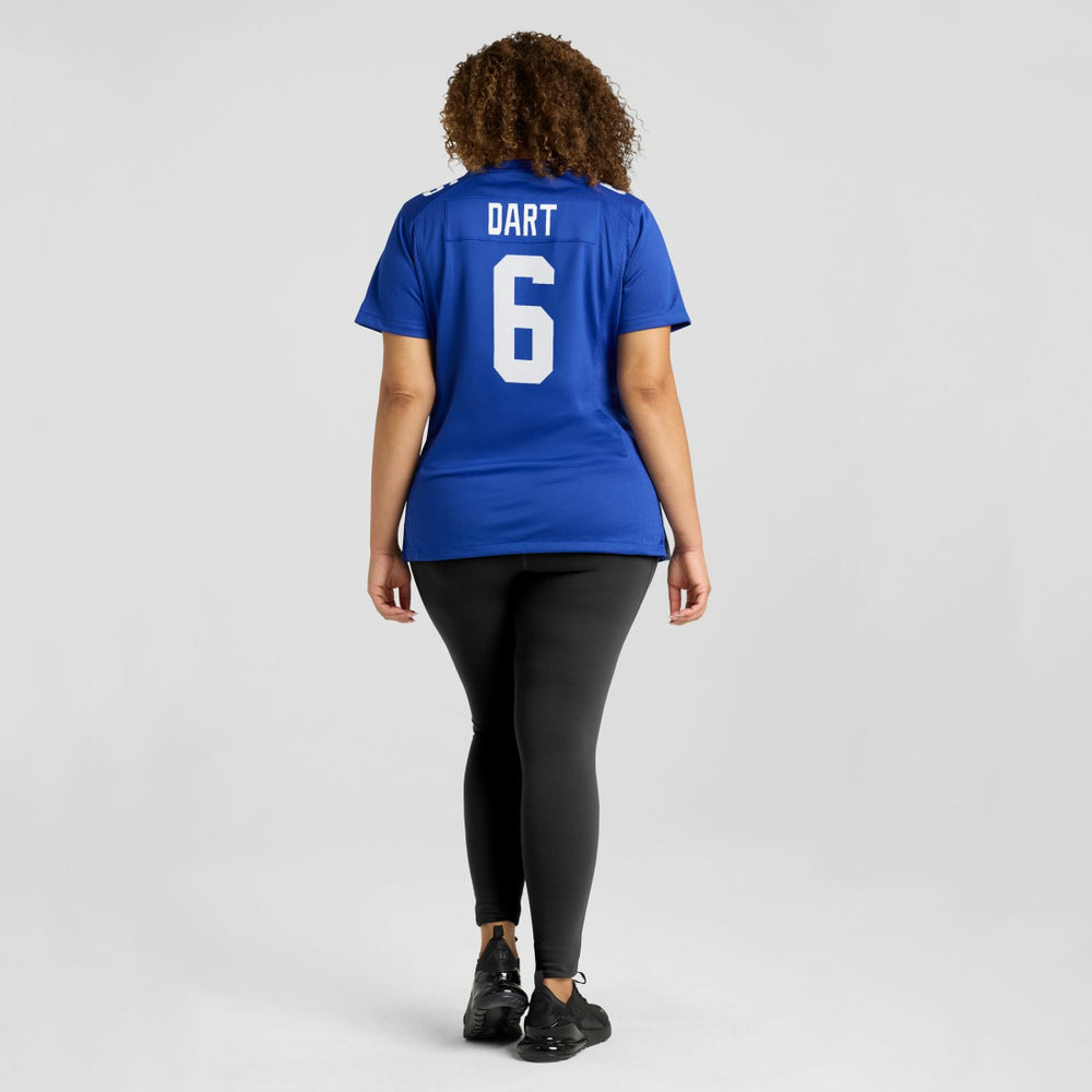 Nike Jaxson Dart New York Giants Women's Team Game Jersey Royal