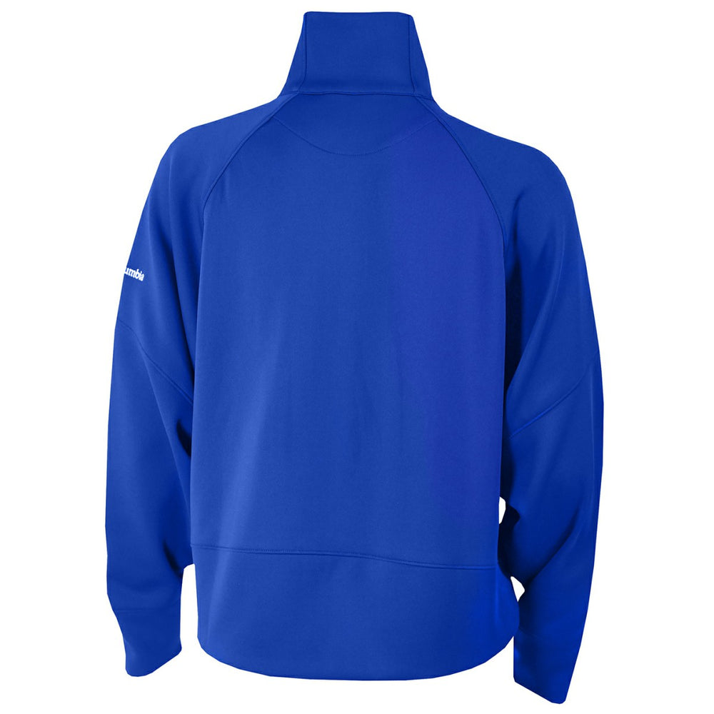 Oklahoma City Thunder Women's 2025 NBA Finals Champions Wickhams Hills Raglan Omni-Wick Half-Zip Pullover Blue | Columbia US