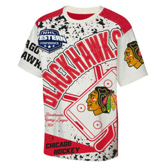 Chicago Blackhawks Outerstuff Youth Top Player T-Shirt - Cream - NHL 203265379