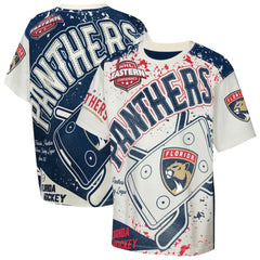 Florida Panthers Outerstuff Youth Top Player T-Shirt - Cream - NHL 203265393