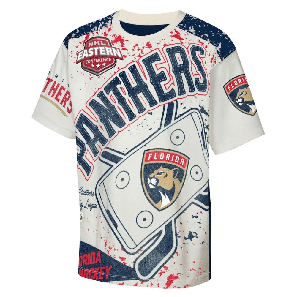 Florida Panthers Outerstuff Youth Top Player T-Shirt - Cream - NHL 203265393