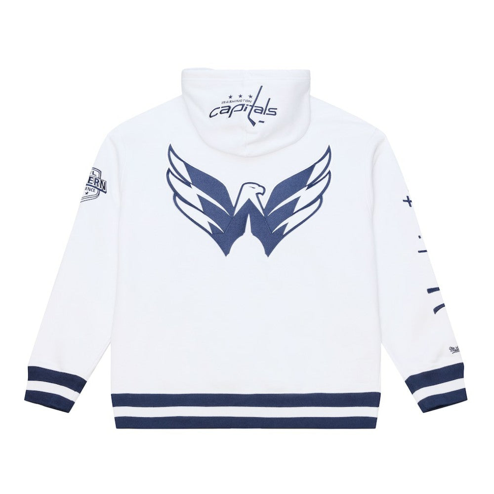Washington Capitals Mitchell & Ness Arctic Fleece Hoodie - White - NHL 203265803