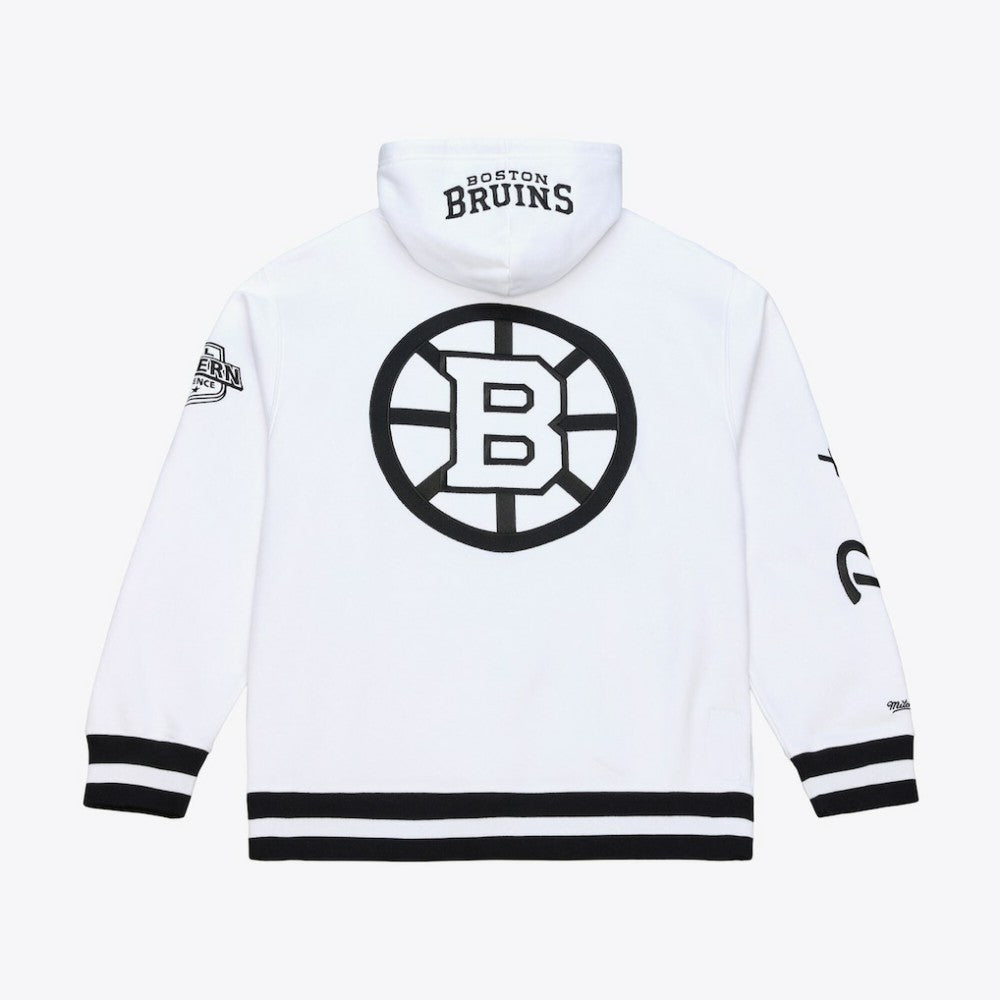 Boston Bruins Mitchell & Ness Arctic Fleece Hoodie - White - NHL 203265805