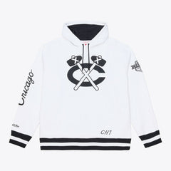 Chicago Blackhawks Mitchell & Ness Arctic Fleece Hoodie - White - NHL 203265808