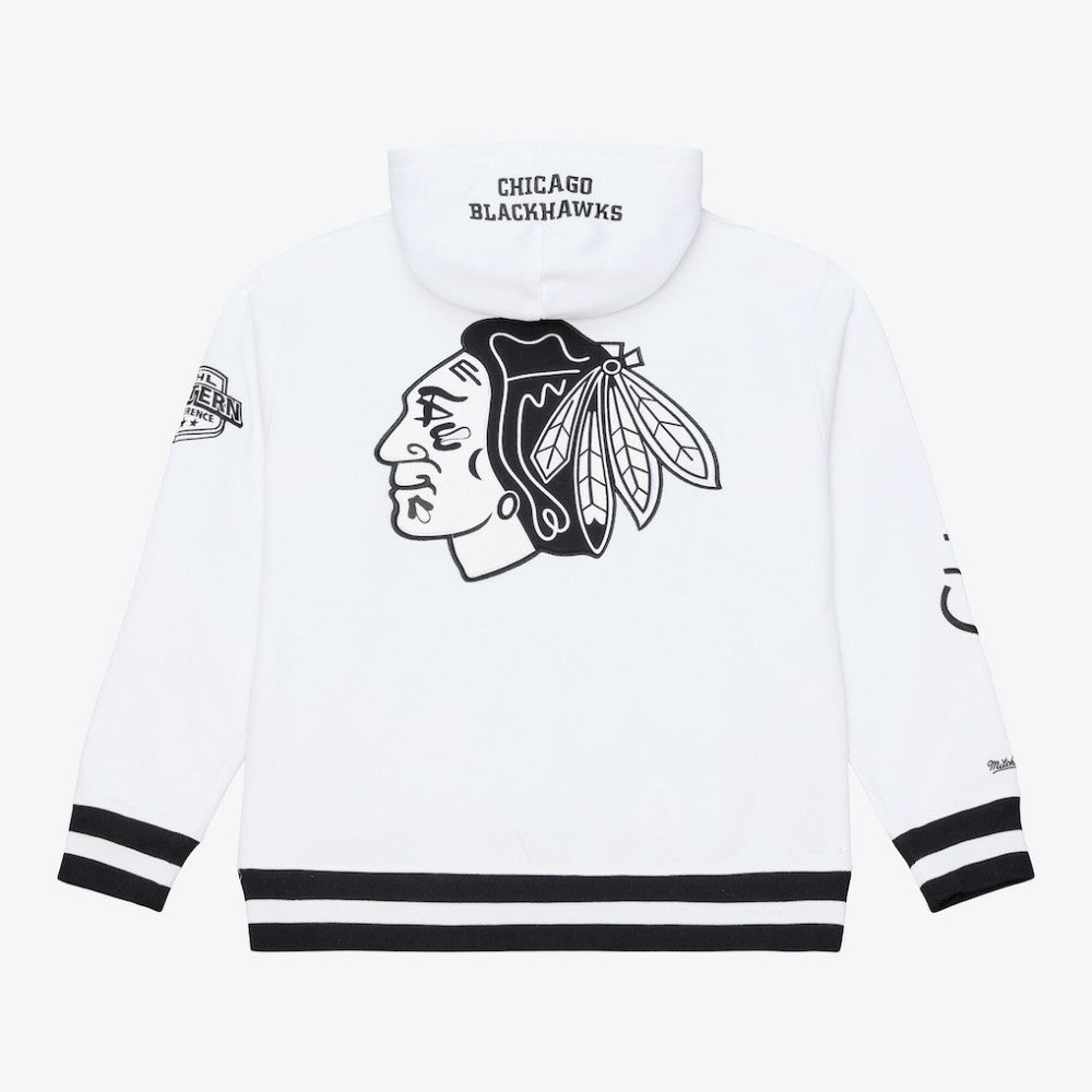 Chicago Blackhawks Mitchell & Ness Arctic Fleece Hoodie - White - NHL 203265808