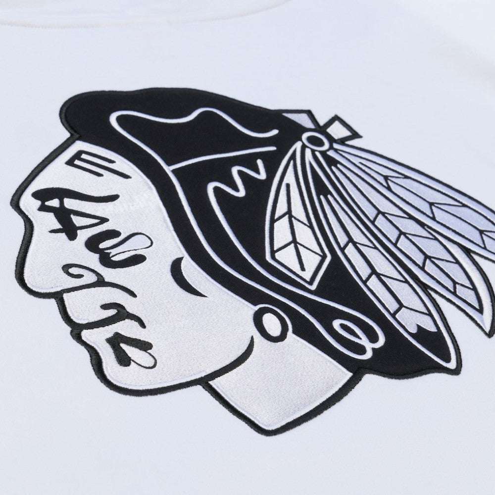Chicago Blackhawks Mitchell & Ness Arctic Fleece Hoodie - White - NHL 203265808