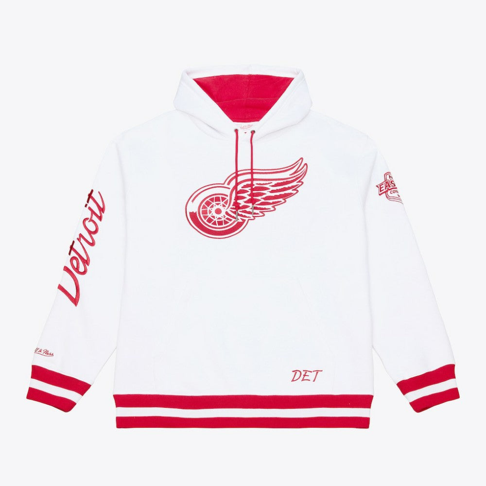 Detroit Red Wings Mitchell & Ness Arctic Fleece Hoodie - White - NHL 203265810