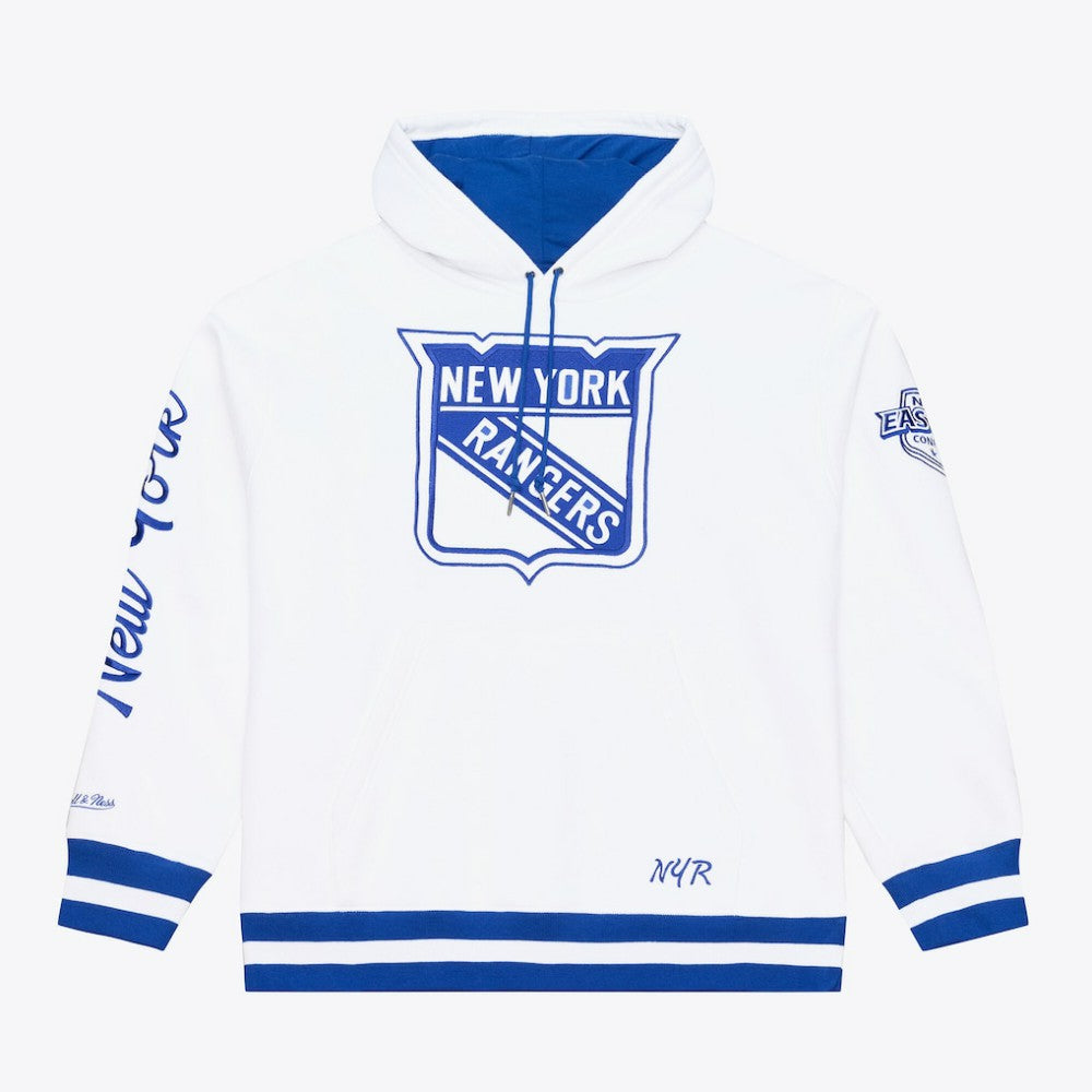 New York Rangers Mitchell & Ness Arctic Fleece Hoodie - White - NHL 203265815