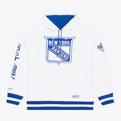 New York Rangers Mitchell & Ness Arctic Fleece Hoodie - White - NHL 203265815