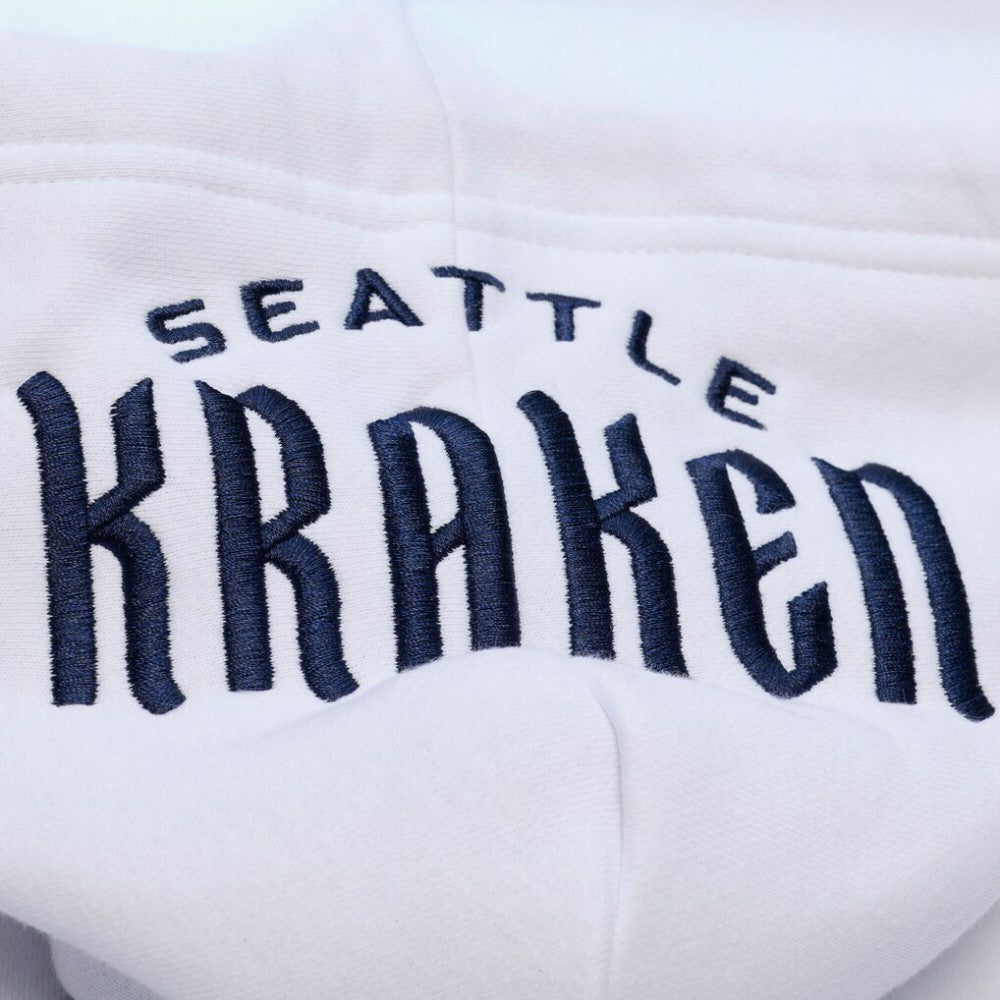 Seattle Kraken Mitchell & Ness Arctic Fleece Hoodie - White - NHL 203265819