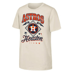 Houston Astros Outerstuff Youth Triple Hit T-Shirt - Natural - MLB Lifestyle