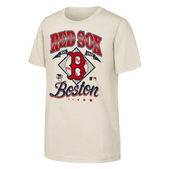 Boston Red Sox Outerstuff Youth Triple Hit T-Shirt - Natural - MLB Lifestyle