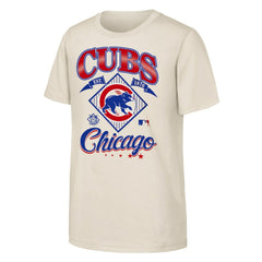 Chicago Cubs Outerstuff Youth Triple Hit T-Shirt - Natural - MLB Lifestyle