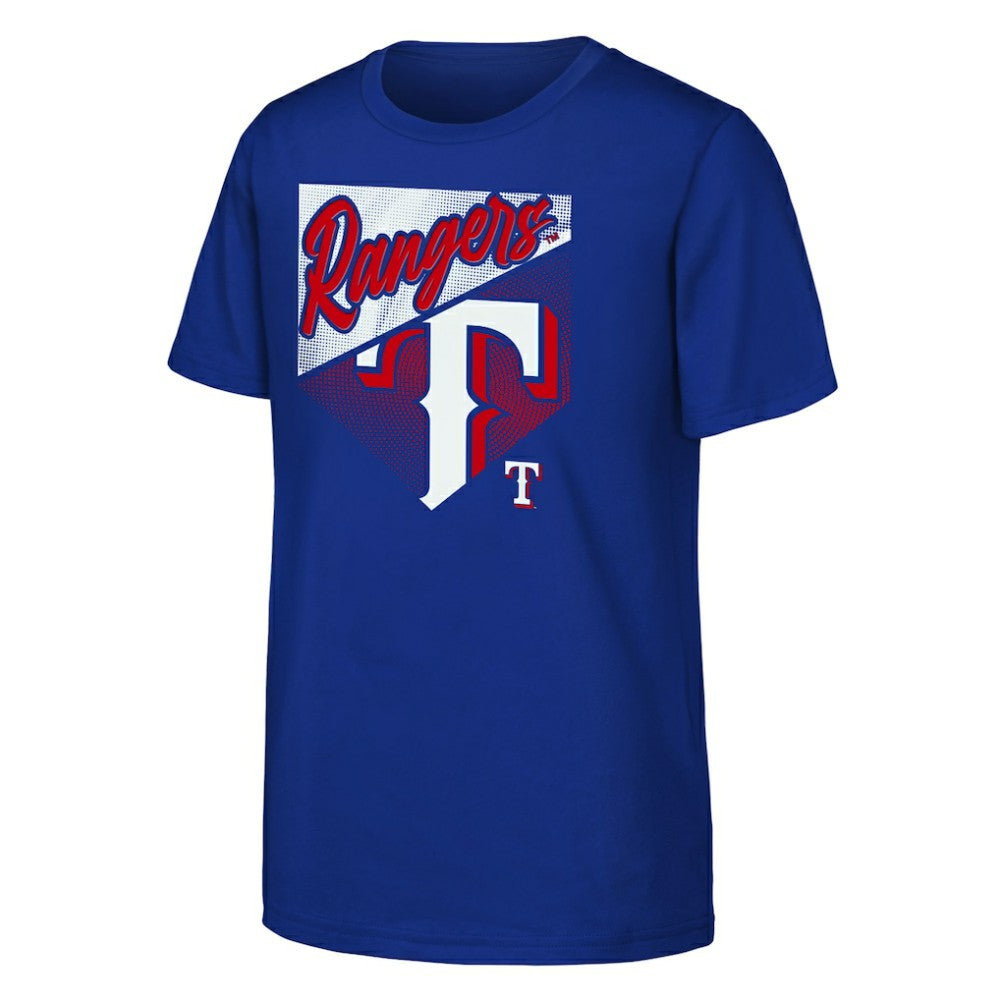 Texas Rangers Outerstuff Youth Prime Plate T-Shirt - Royal - MLB Discount