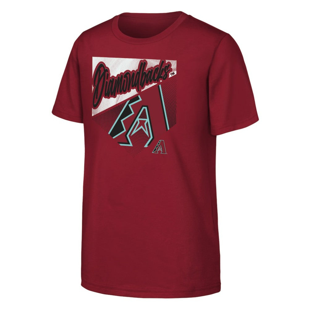 Arizona Diamondbacks Outerstuff Youth Prime Plate T-Shirt - Red - MLB Lifestyle