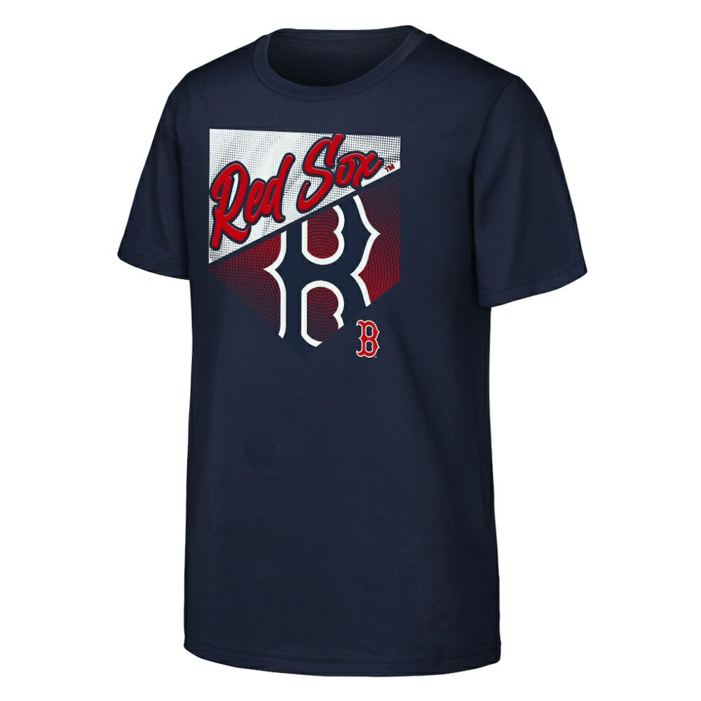 Boston Red Sox Outerstuff Youth Prime Plate T-Shirt - Navy - MLB Discount