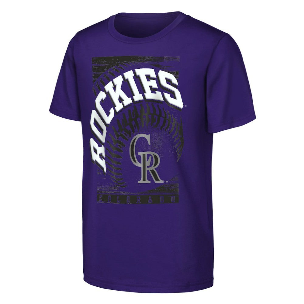 Colorado Rockies Outerstuff Youth Speed Pitch T-Shirt - Purple - MLB Sale