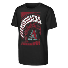 Arizona Diamondbacks Outerstuff Youth Speed Pitch T-Shirt - Black - MLB Discount