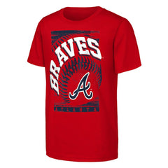 Atlanta Braves Outerstuff Youth Speed Pitch T-Shirt - Red - MLB on Sale
