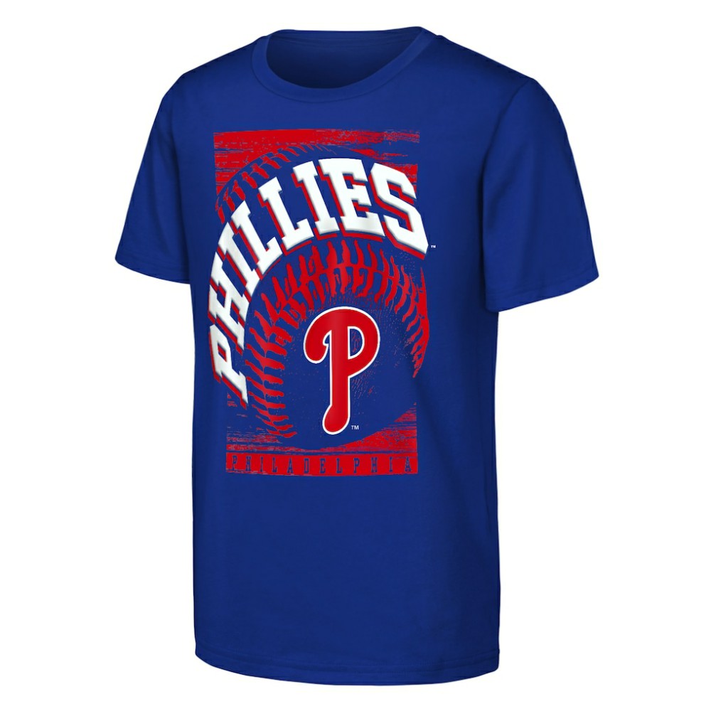 Philadelphia Phillies Outerstuff Youth Speed Pitch T-Shirt - Royal - MLB Sale