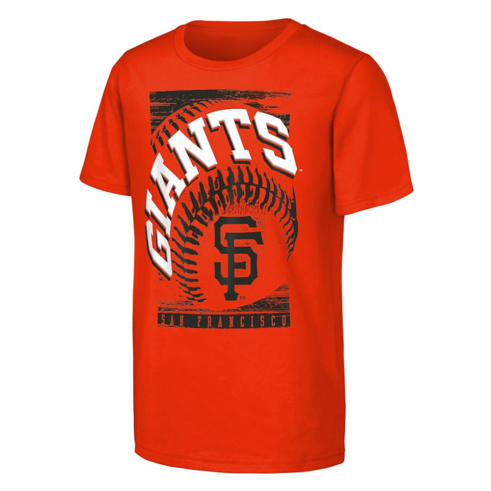 San Francisco Giants Outerstuff Youth Speed Pitch T-Shirt - Orange - MLB Lifestyle